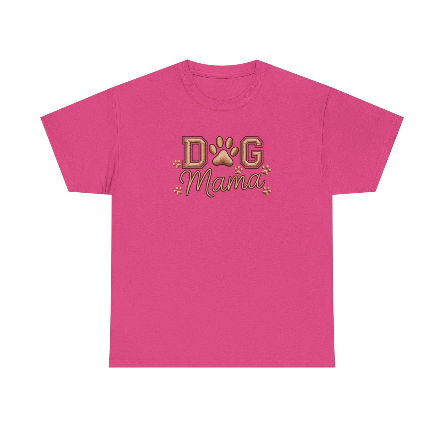 Dog Mama T‑Shirt – Paw Print Graphic Tee for Dog Lovers - Cute Dog Lover Graphic Tee