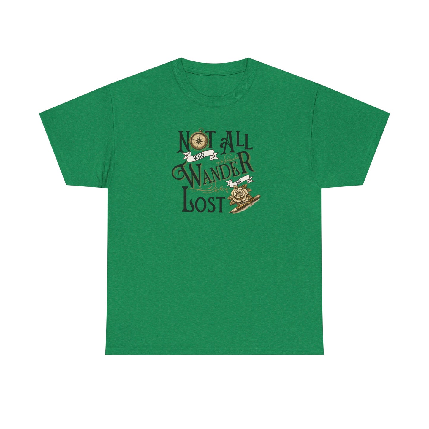 Not All Who Wander Are Lost T‑Shirt – Adventure Travel Graphic Tee