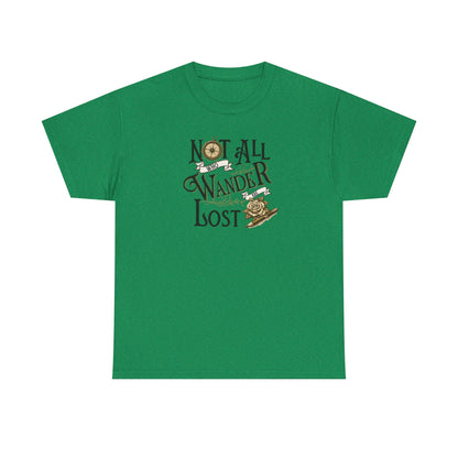 Not All Who Wander Are Lost T‑Shirt – Adventure Travel Graphic Tee