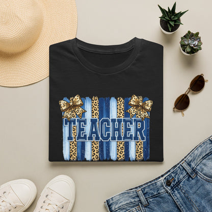 School Spirit Collection - Leopard Stripe T-Shirt