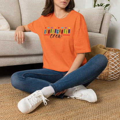 Kindergarten Crew Teacher Shirt | Back to School Teacher Tee