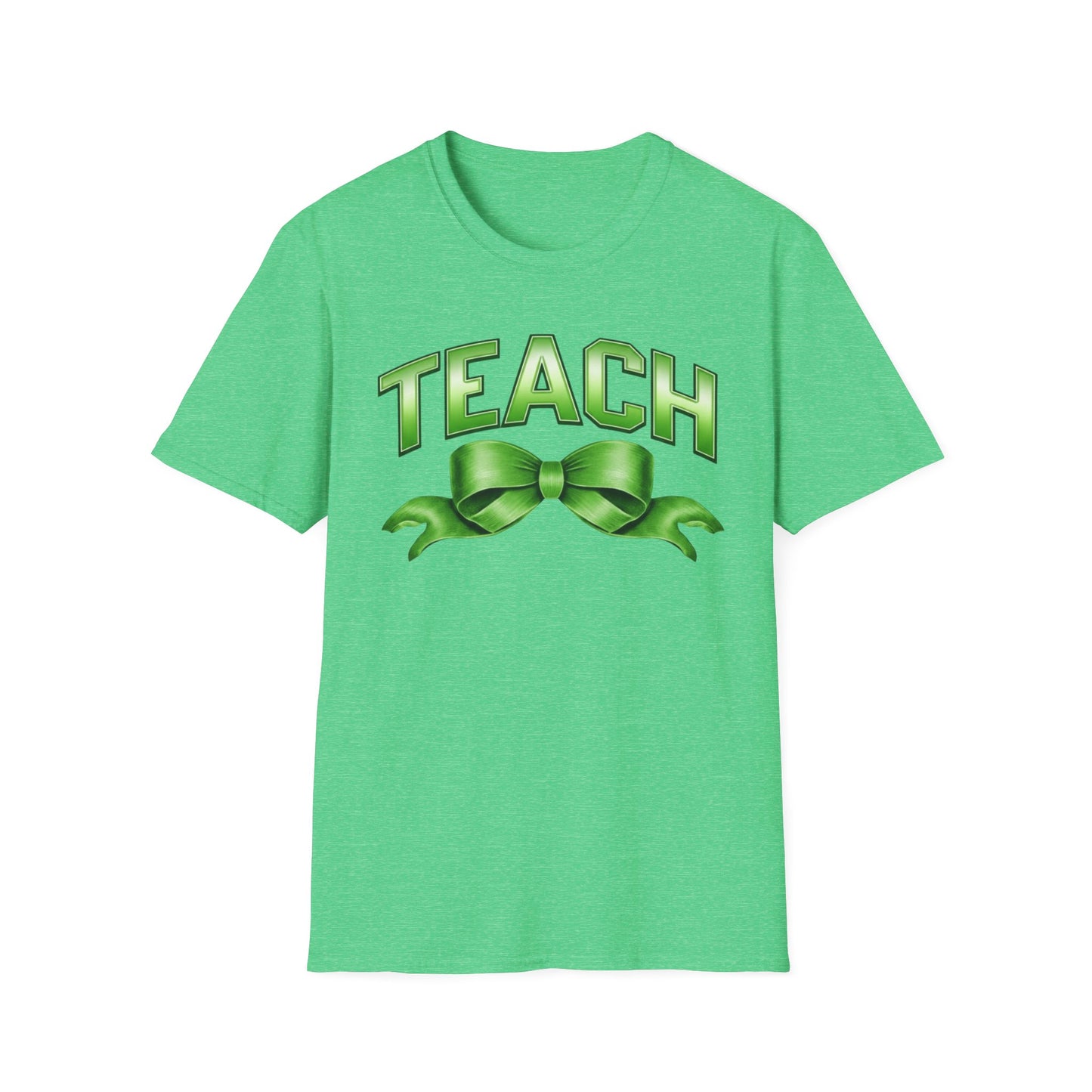 Teach Green Ribbon T-Shirt — Teacher Appreciation Back-to-School Tee