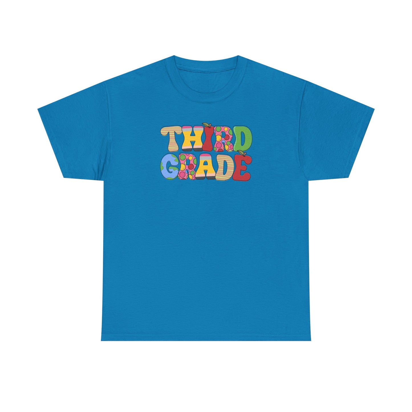 Hello Third Grade T-Shirt - Cute Back-to-School Tee - Teacher Team Tee