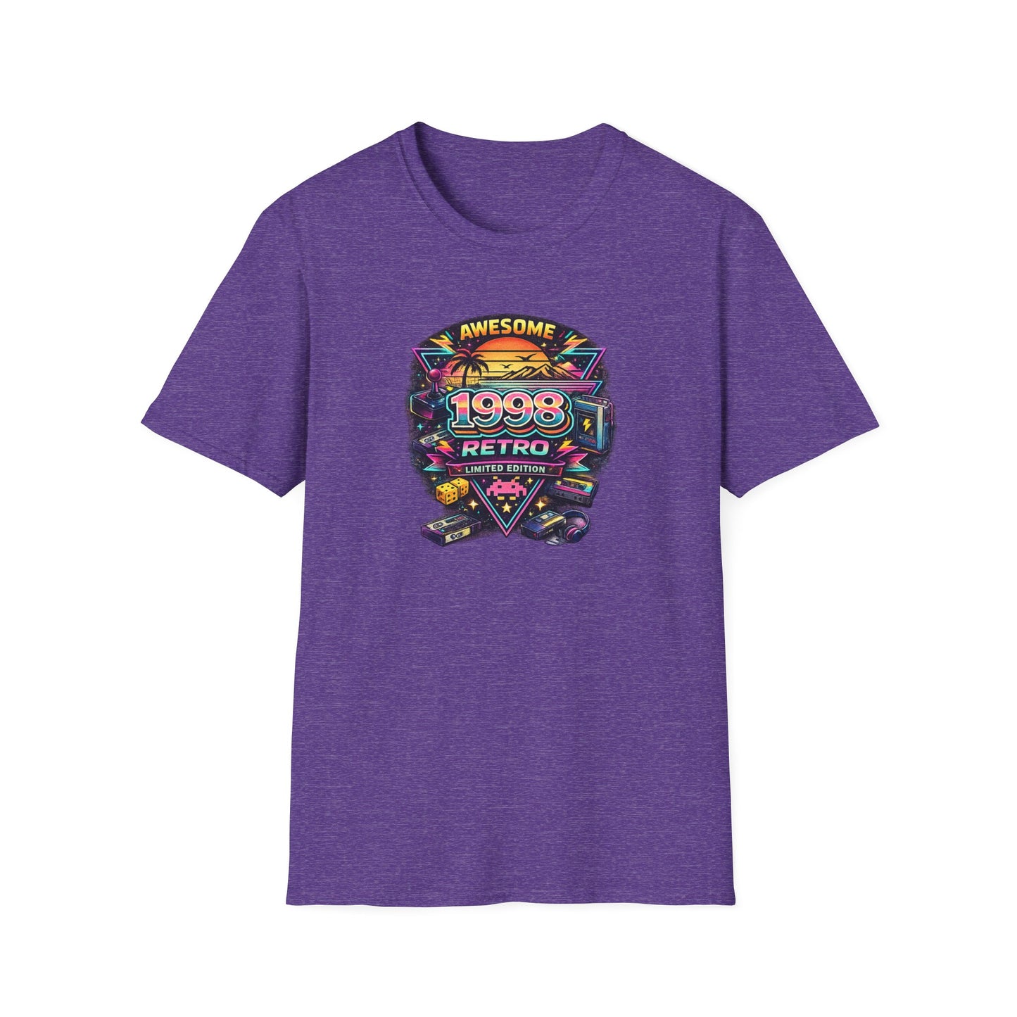 Vintage 1998 Retro Shirt – 90s Nostalgia Graphic Tee | Retro Gamer Aesthetic T-Shirt