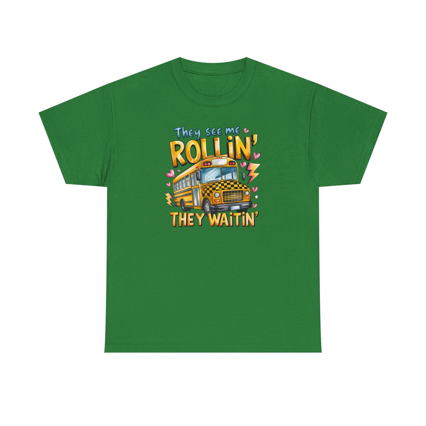 They See Me Rollin’ – Funny Teacher Bus Tee