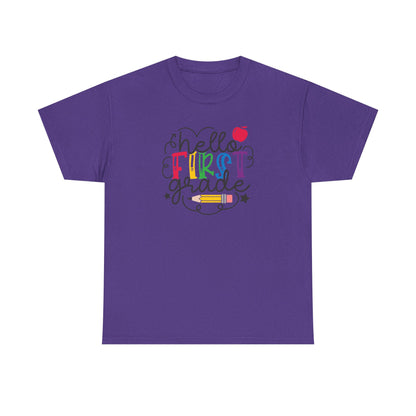 Hello First Grade Shirt 🍎