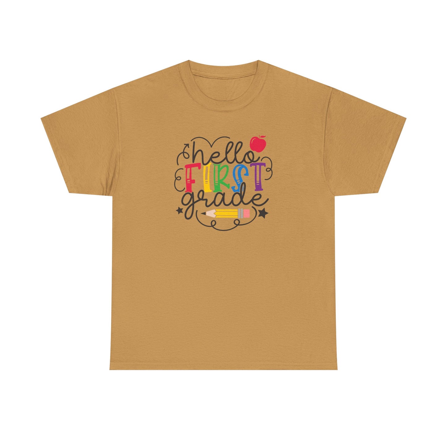 Hello First Grade Shirt 🍎