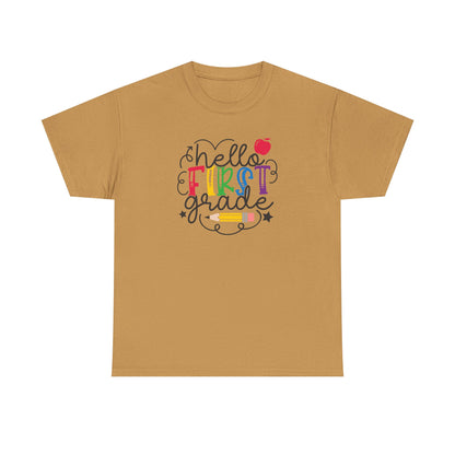Hello First Grade Shirt 🍎