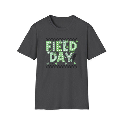 Cute Green Polka Dot School Field Day T-Shirt