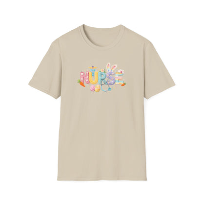 Nurse Floral Icons T-Shirt — Colorful Medical Staff Gift for Nurses