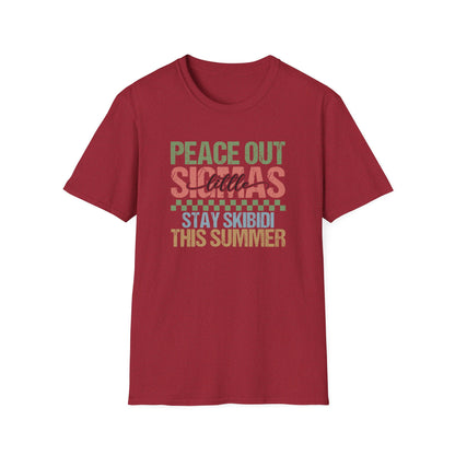 Peace Out Teacher Shirt – Funny Last Day of School Tee