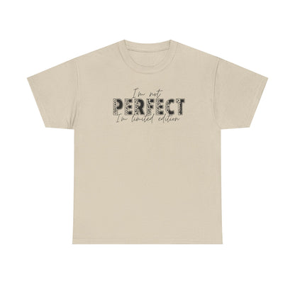 I’m Not Perfect, I’m Limited Edition Leopard Print Tee – Inspirational Graphic T-Shirt