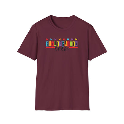 Kindergarten Crew Teacher Shirt | Back to School Teacher Tee