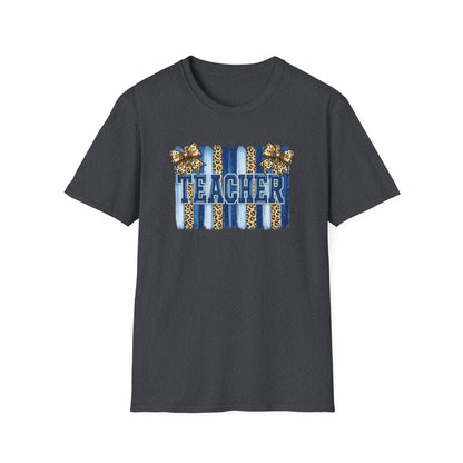 School Spirit Collection - Leopard Stripe T-Shirt