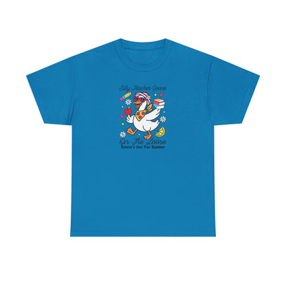 Silly Teacher Goose Shirt – Funny Teacher Tee – “On The Loose” Graphic T-Shirt – Cute Back to School Gift for Teachers