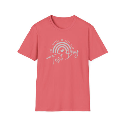 Test Day T-Shirt — 'Test Day' Rainbow Graphic Tee for Students & Teachers
