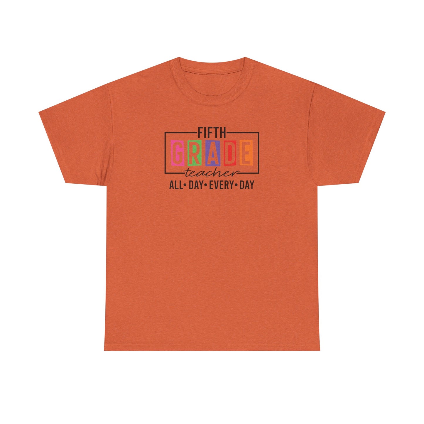 Fifth Grade Teacher T-Shirt - Cute Back-to-School Tee -  Teacher Team Tee - Fifth Grade Squad