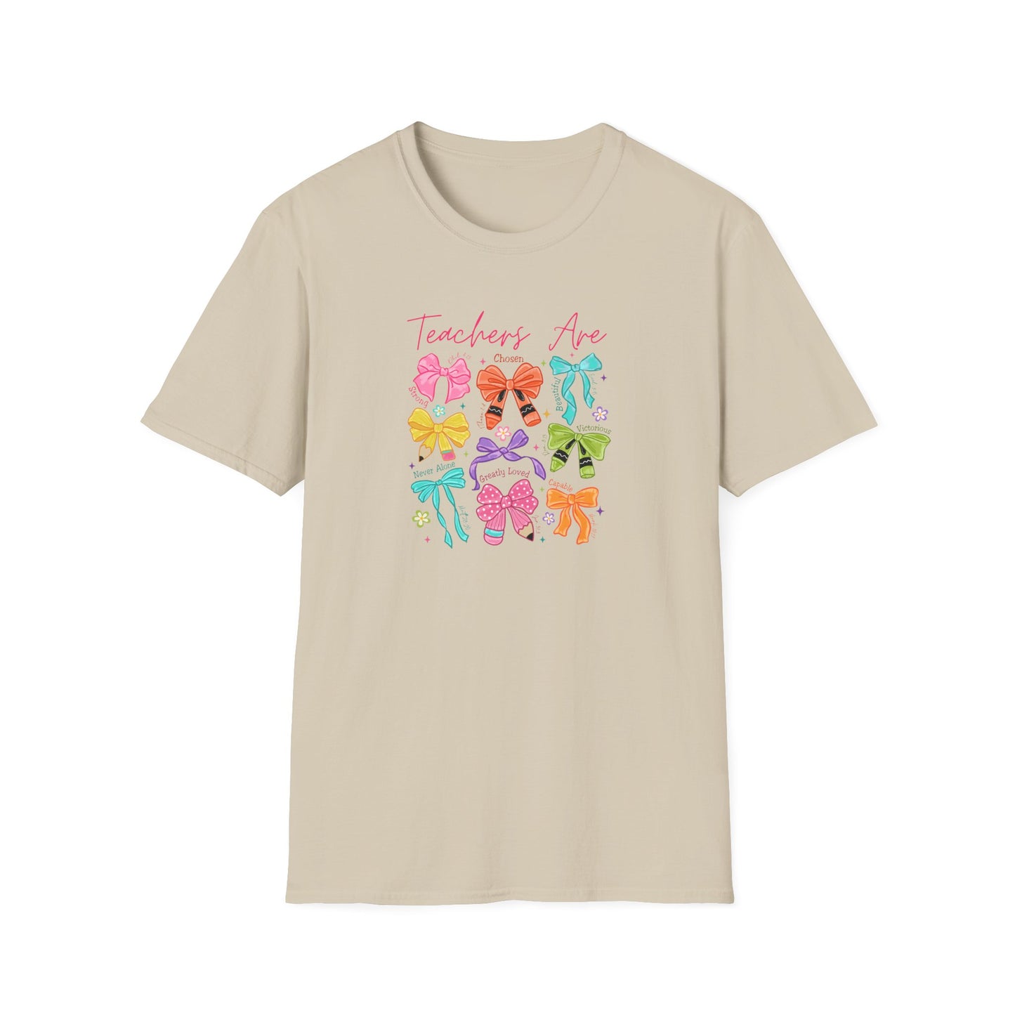 Teacher Life T-Shirt – Colorful Hair Bow Teacher Mom Gift