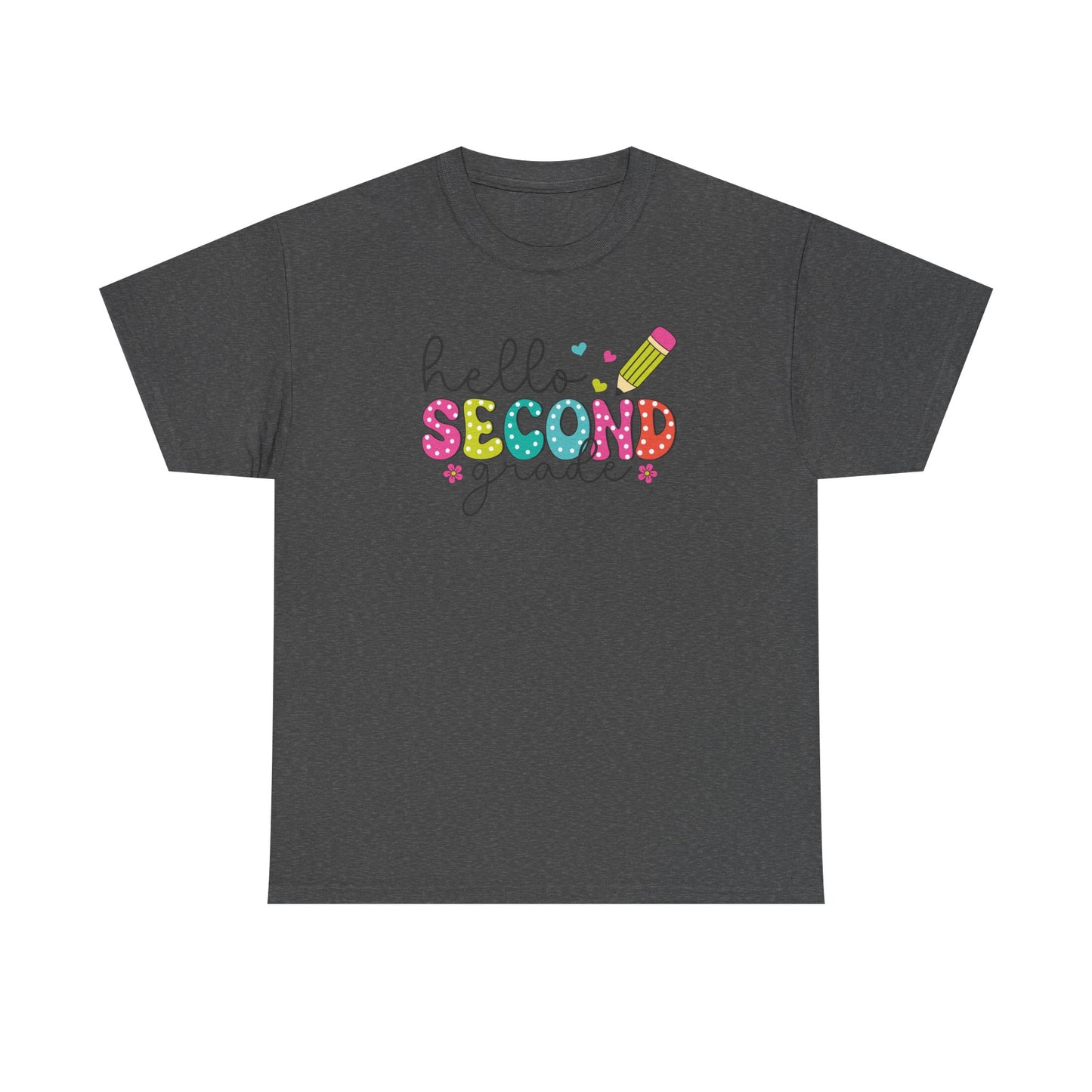 Hello Second Grade - Grade Level Teacher Team Shirt