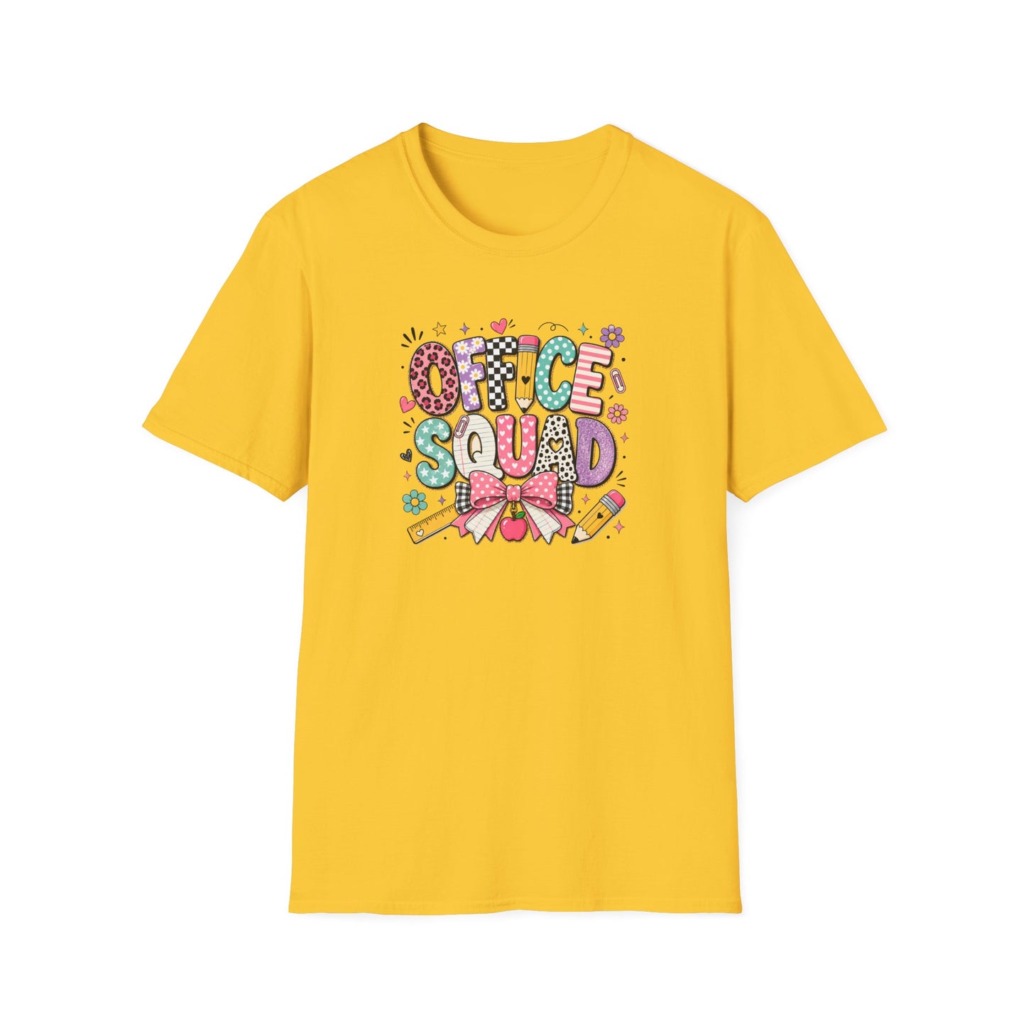 Office Squad T-Shirt — Cute Colorful Back-to-Work Graphic Tee