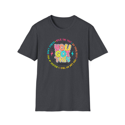 You Got This T-Shirt — Teacher State Testing - Positive Motivational Graphic Tee