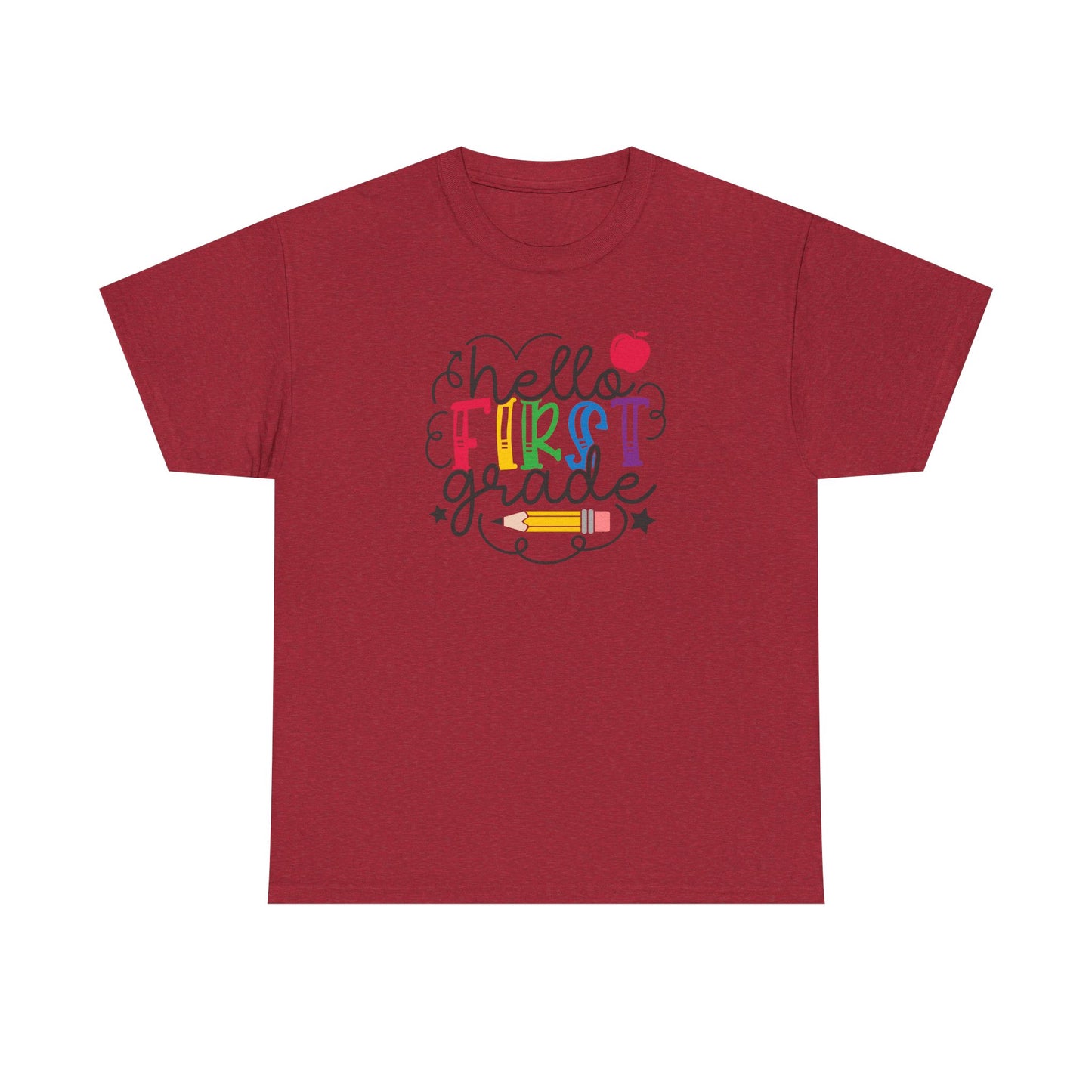 Hello First Grade Shirt 🍎