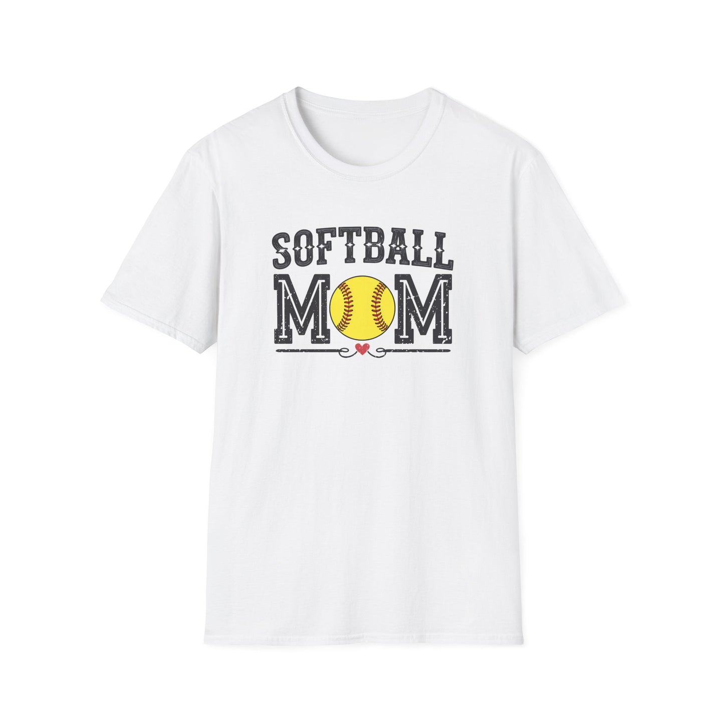 Softball Mom Shirt – Vintage Style Game Day Tee, Softball Mom Graphic T-Shirt, Sports Mom Gift, Women’s Softball Season Apparel