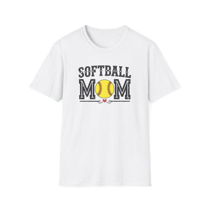 Softball Mom Shirt – Vintage Style Game Day Tee, Softball Mom Graphic T-Shirt, Sports Mom Gift, Women’s Softball Season Apparel