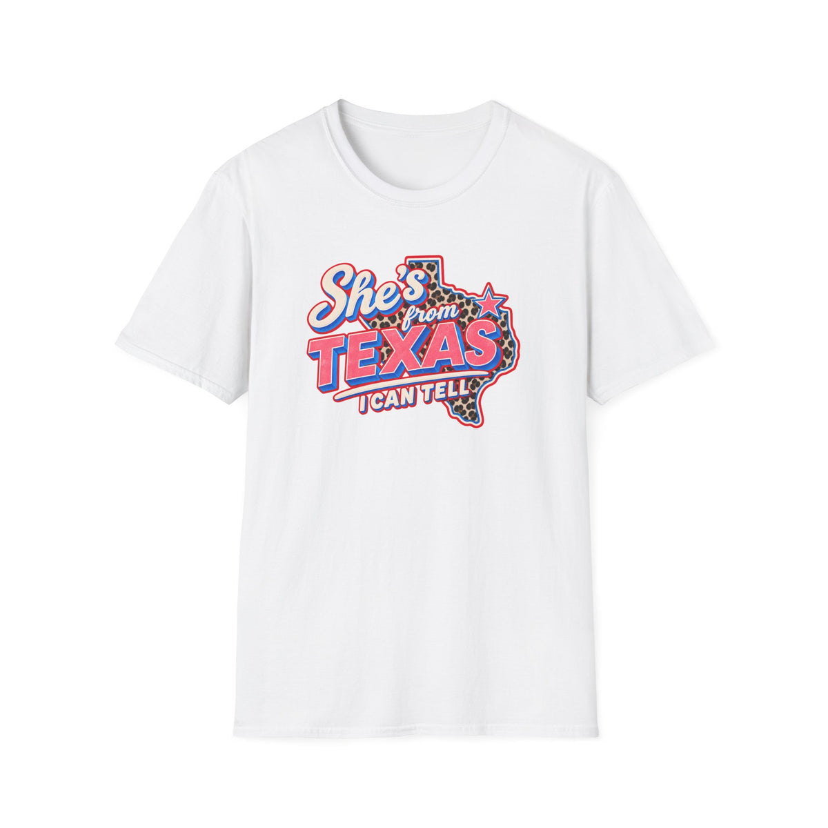 She’s From Texas I Can Tell Shirt | Retro Western Texas Graphic Tee | Southern Cowgirl T-Shirt