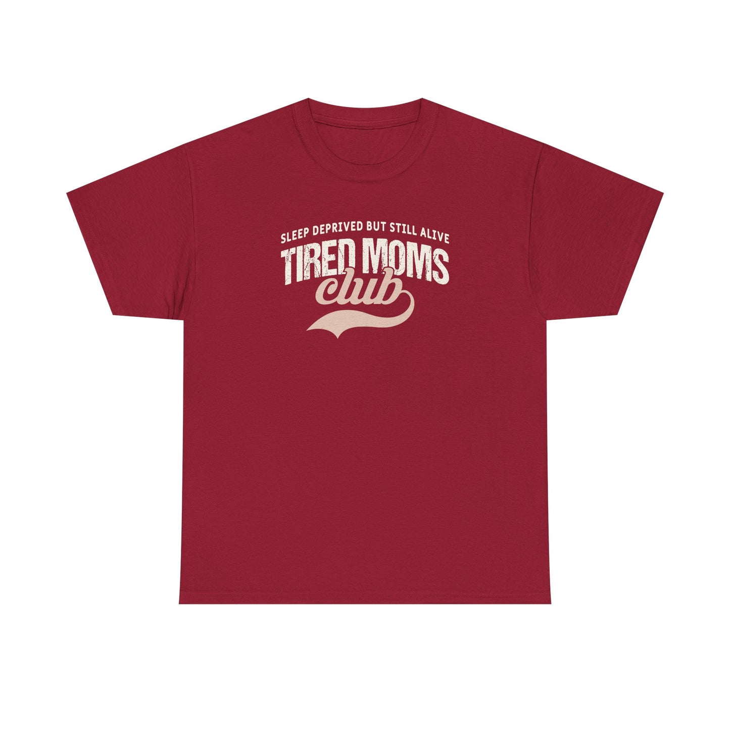 Tired Moms Club Shirt – Funny Mom Life T-Shirt – Sleep Deprived Mom Tee – Coffee Lover Gift for Moms