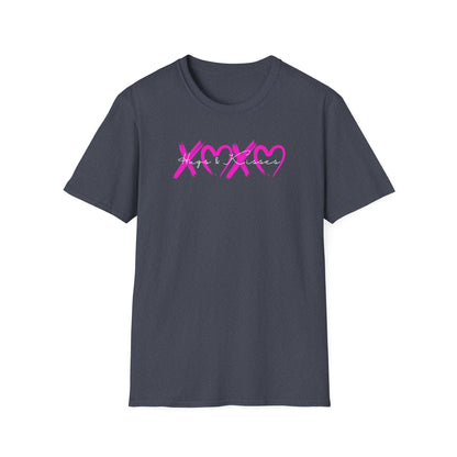 XOXO Hugs & Kisses Valentine Heart Graphic T-Shirt