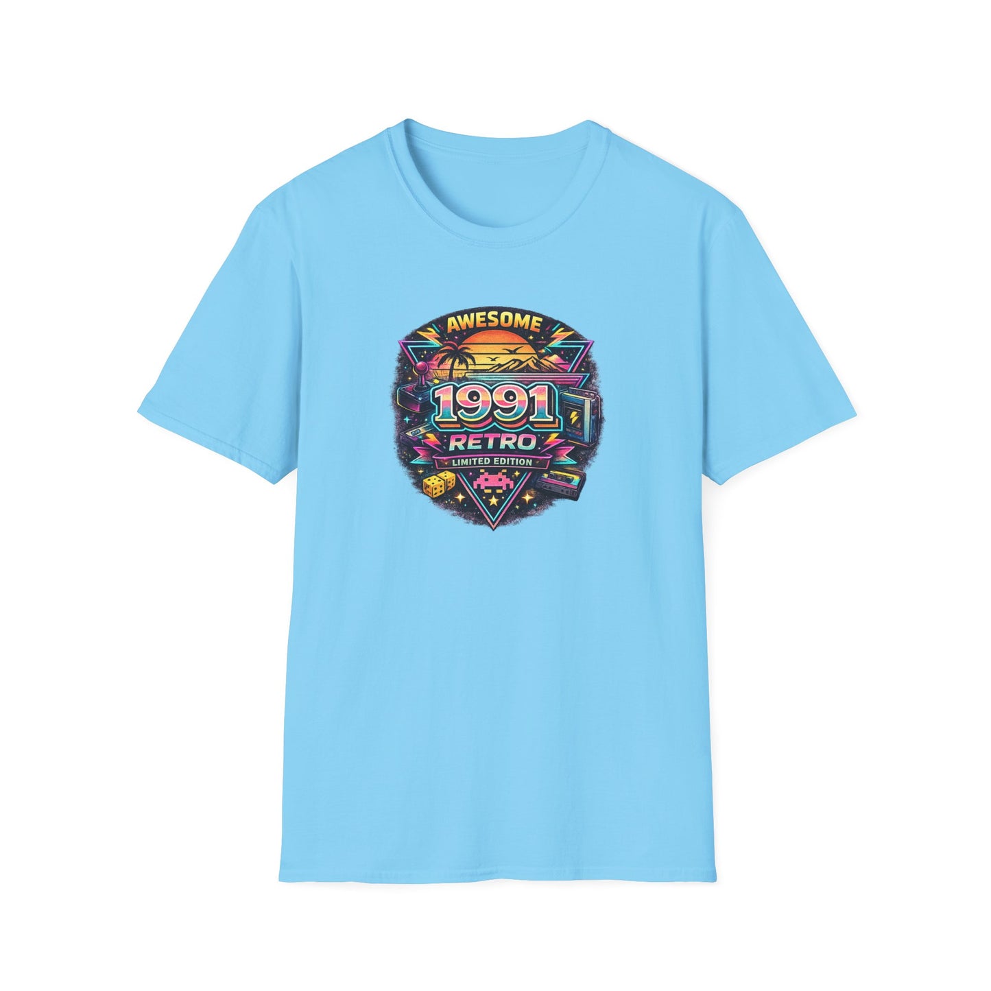 Vintage 1990 Retro Shirt – 90s Nostalgia Graphic Tee | Retro Gamer Aesthetic T-Shirt