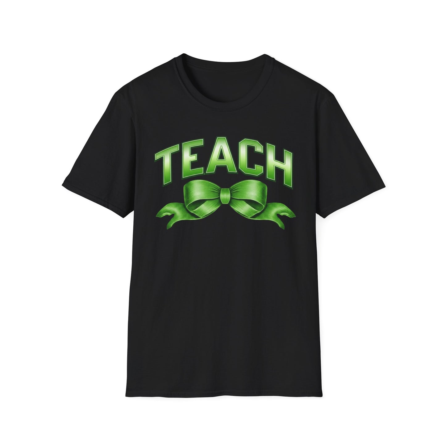 Teach Green Ribbon T-Shirt — Teacher Appreciation Back-to-School Tee