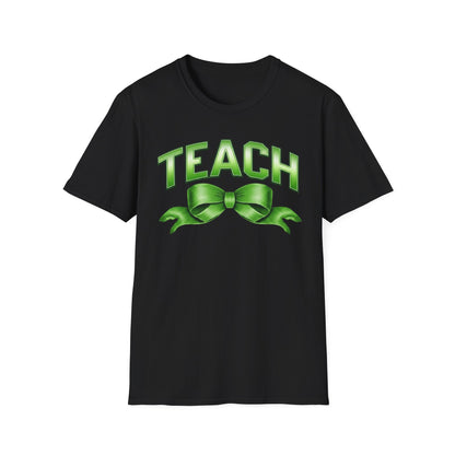 Teach Green Ribbon T-Shirt — Teacher Appreciation Back-to-School Tee