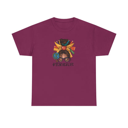 Teacher Life Shirt | Messy Bun Teacher T-Shirt