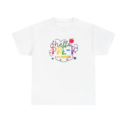 Hello Pre-K Grade Shirt - This is Where it All Begins