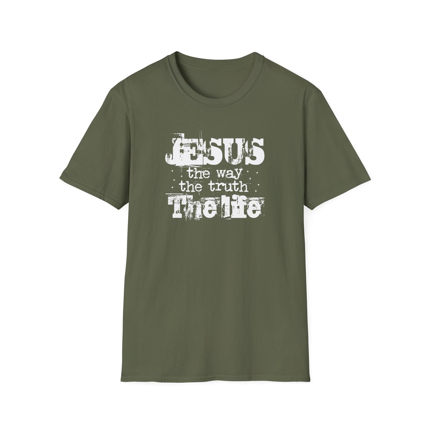 "Jesus. The Way. The Truth. The Life." – Statement Tee