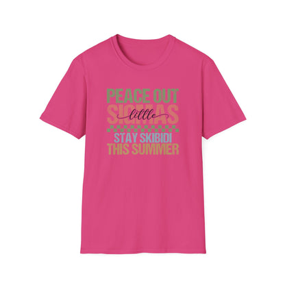 Peace Out Teacher Shirt – Funny Last Day of School Tee