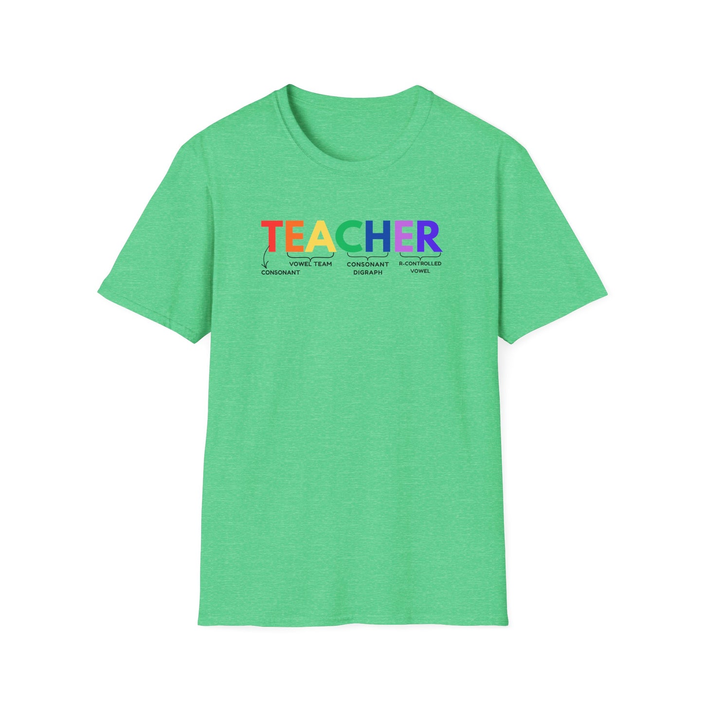 "TEACHER" Phonics Word Segmentation Shirt – Spelling Rules Edition