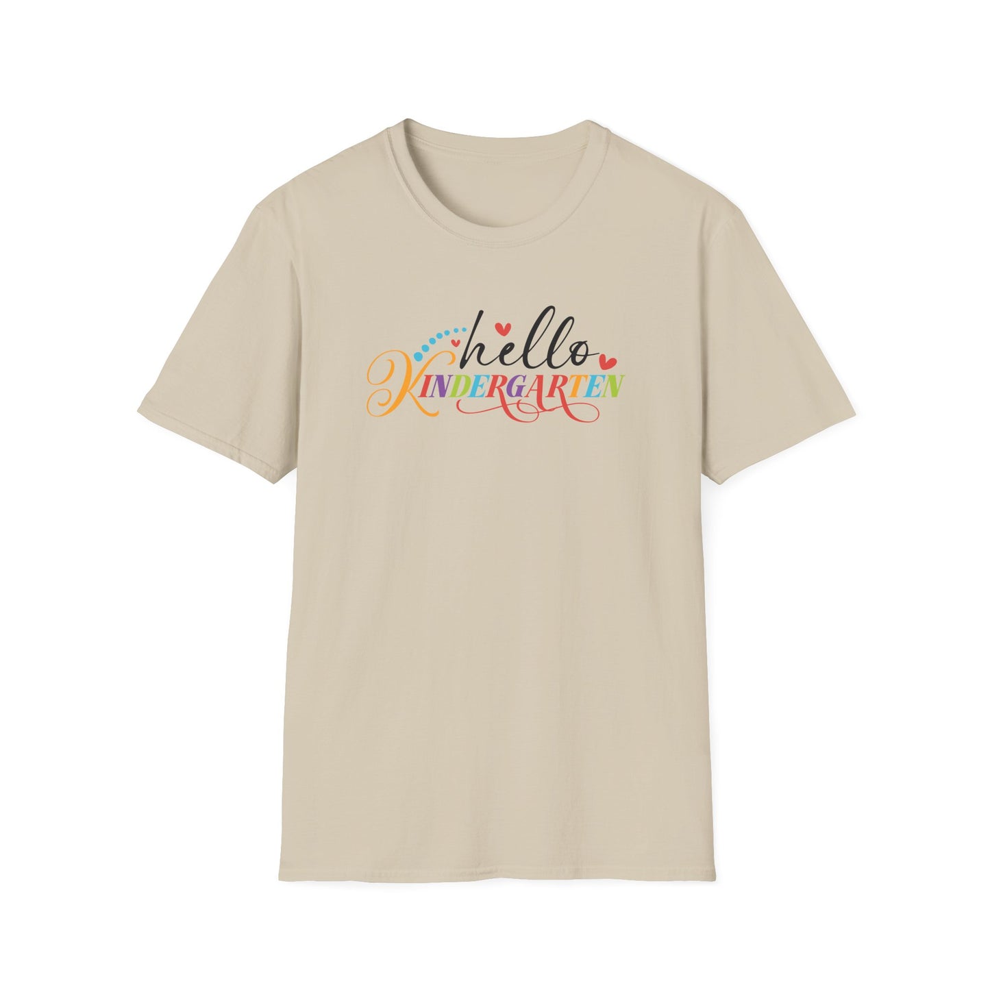 Hello Grade Teacher Shirts | Retro Back to School Graphic Tees | Preschool, Pre-K, Kindergarten, First, Second & Third Grade Teacher Shirt | Gildan 64000 Softstyle Tee