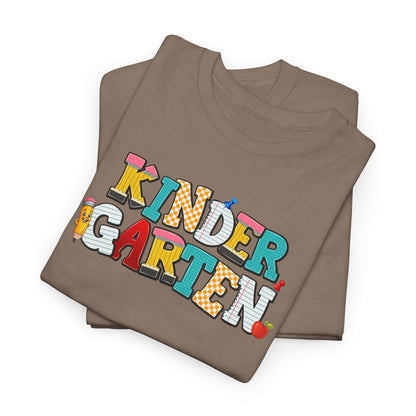 Kindergarten Teacher Team Shirt | Colorful School Staff Tee | Back To School Teacher Gift