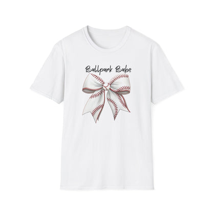 Baseball Babe Bow Graphic – Cute Baseball Stitch Bow Design