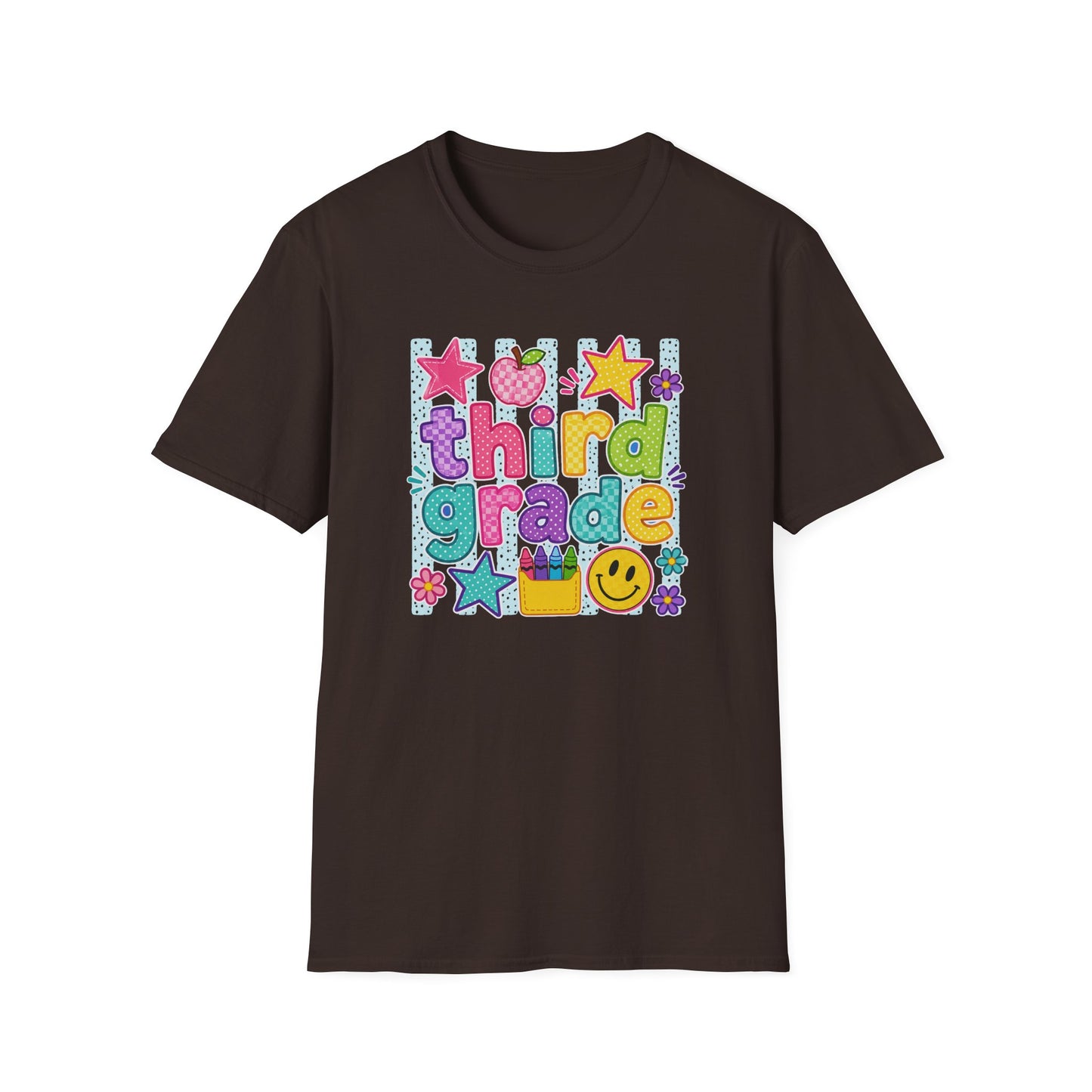 Third Grade Kids' T-Shirt — Colorful Back-to-School Cute School Spirit Tee