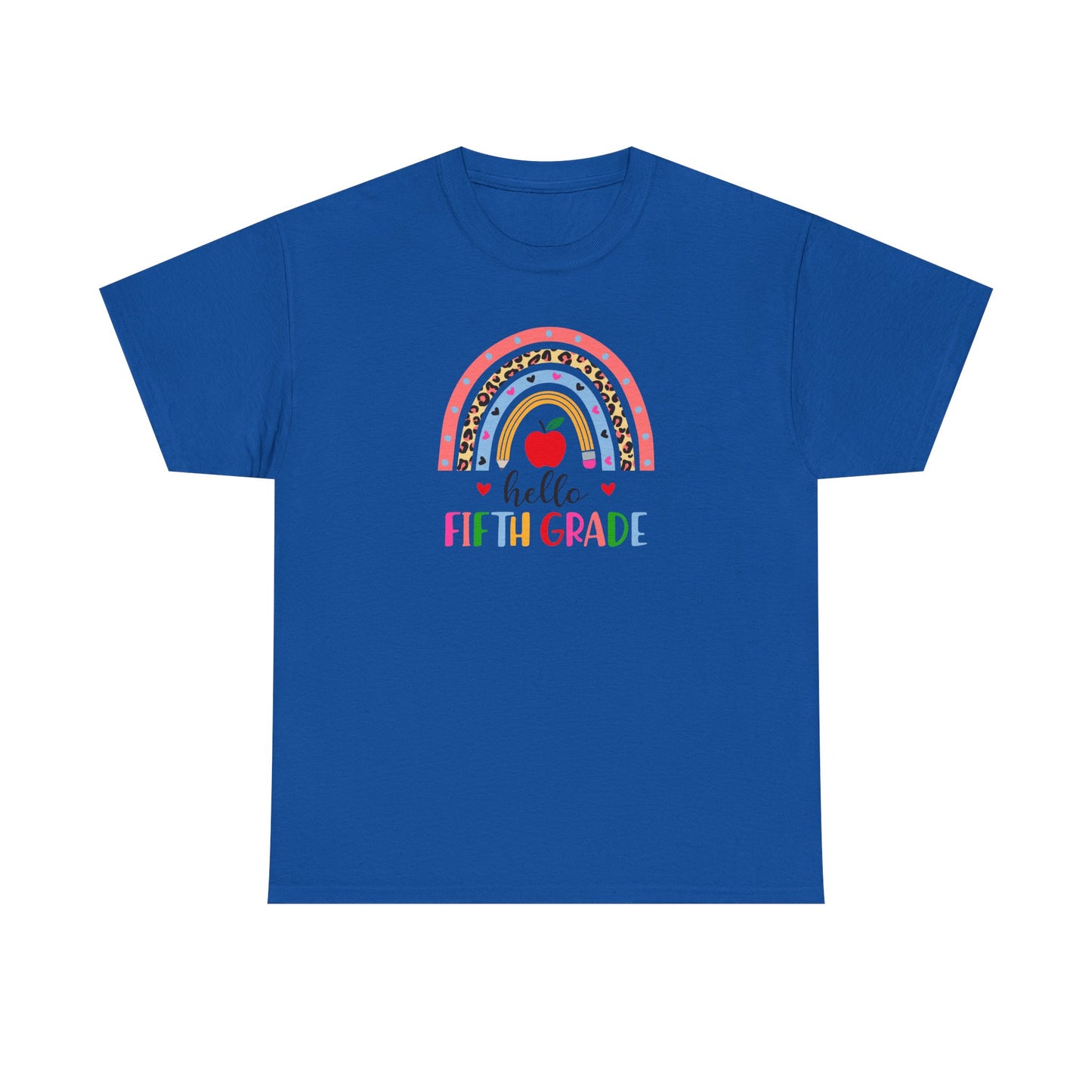 Fifth Grade Rainbow Team T-Shirt - Perfect for Teacher Teams