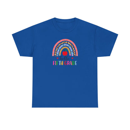 Fifth Grade Rainbow Team T-Shirt - Perfect for Teacher Teams