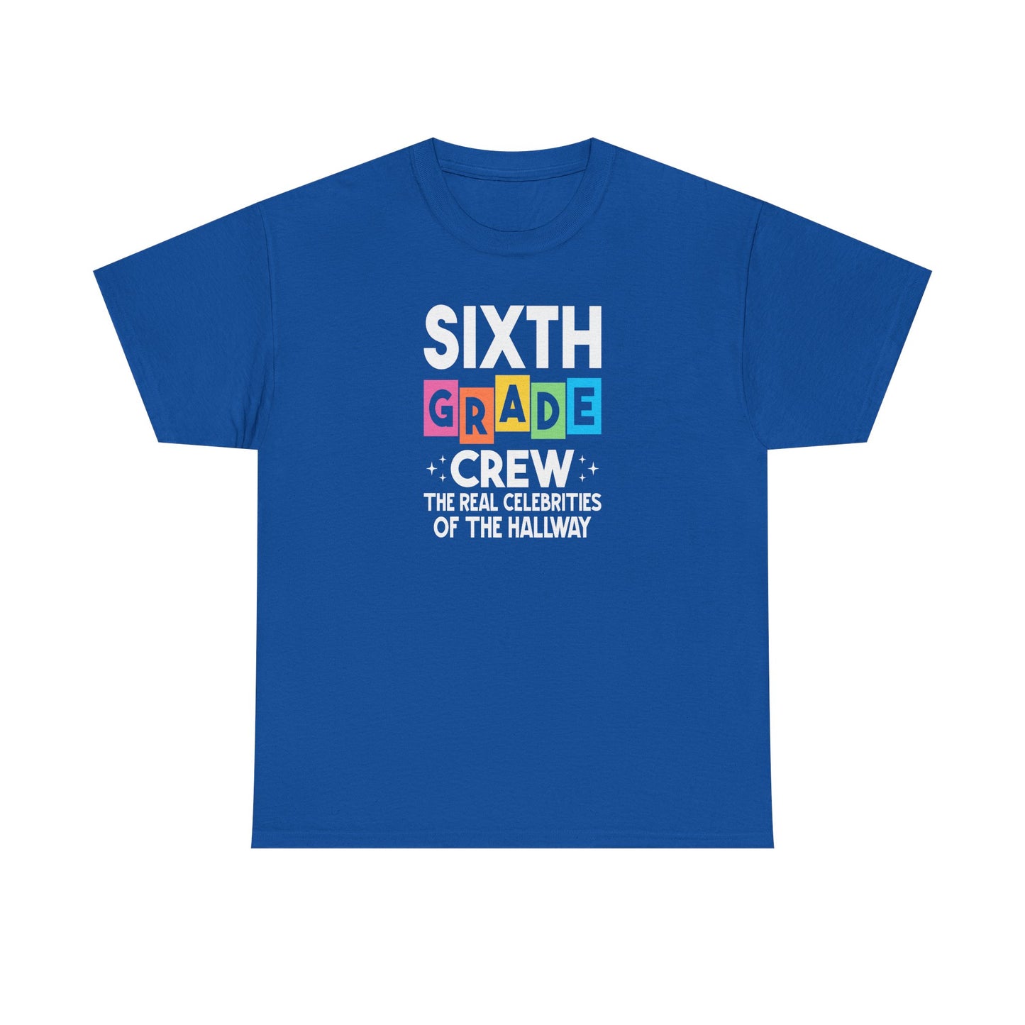 Sixth Grade Grew Teacher T-Shirt - Cute Back-to-School Tee -  Teacher Team Tee