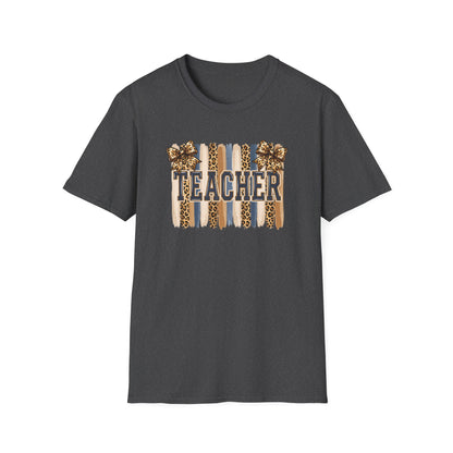 School Spirit Collection - Leopard Stripe T-Shirt