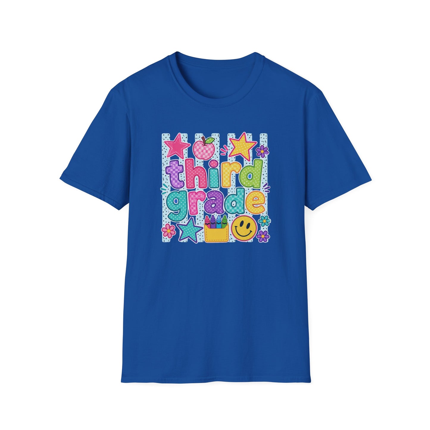 Third Grade Kids' T-Shirt — Colorful Back-to-School Cute School Spirit Tee
