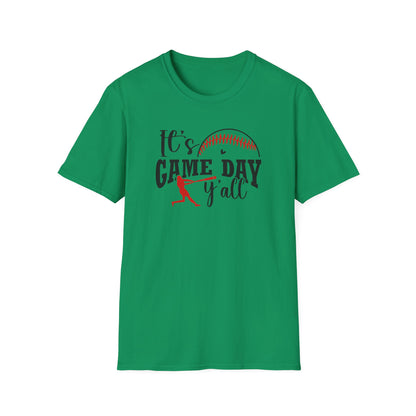 It’s Game Day Y’all Baseball Shirt – Cute Game Day Graphic Tee | Baseball Mom Southern Style Sports Shirt