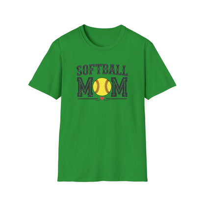 Softball Mom Shirt – Vintage Style Game Day Tee, Softball Mom Graphic T-Shirt, Sports Mom Gift, Women’s Softball Season Apparel